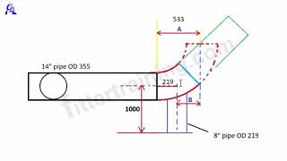 45° degree elbow dummy support | elbow dummy support make in with pdf