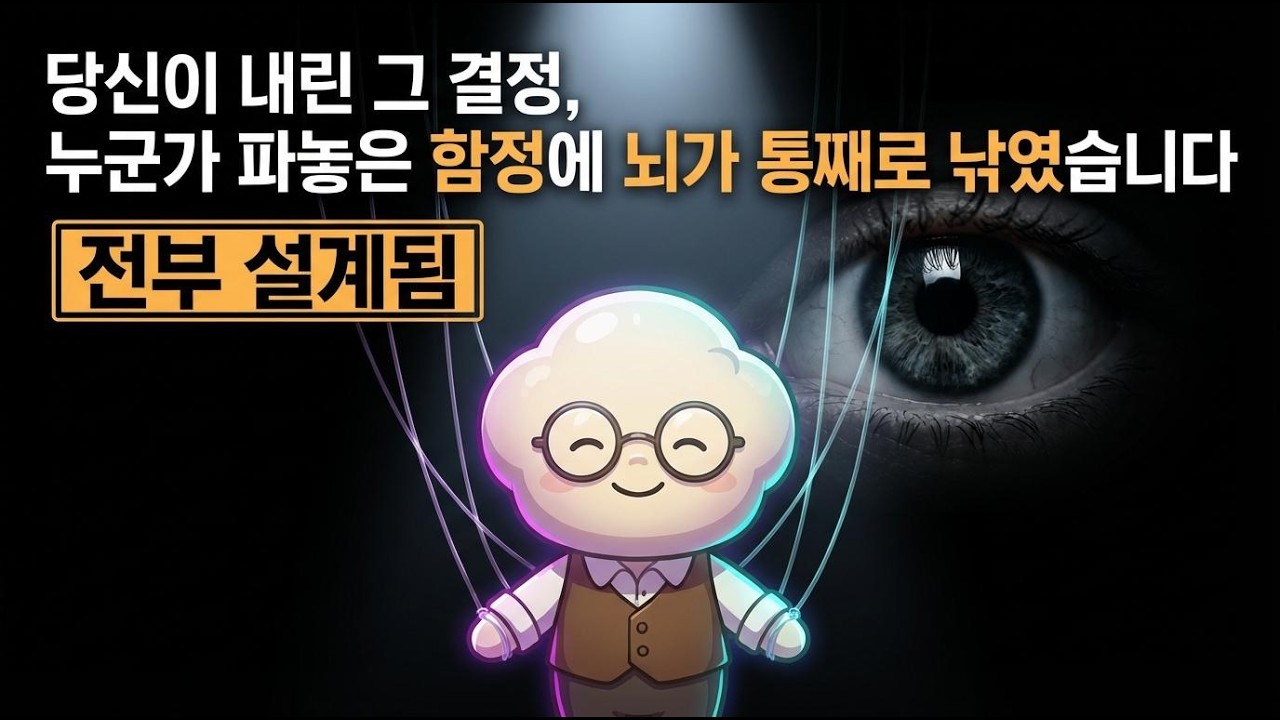 당신이 내린 그 결정, 누군가 파놓은 함정에 뇌가 통째로 낚였습니다