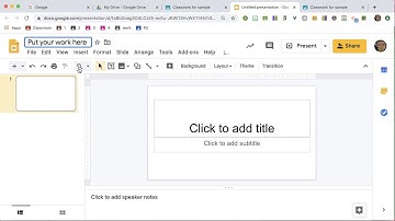 Collaborate in Google Classroom