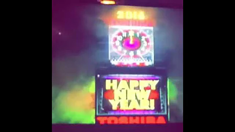 The ball drops