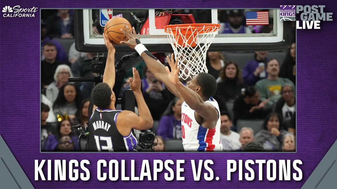 Kings in shock after last-second defeat vs. Pistons brings loss streak ...