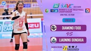 Full Match | Diamond Food - Liaoning Donghua | Giải bóng chuyền Vô địch các CLB nữ châu Á 2023