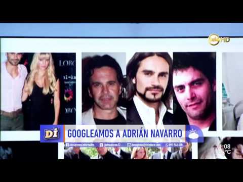 Googleamos al actor argentino Adrián Navarro