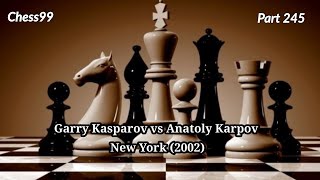 Garry Kasparov vs Anatoly Karpov. New York (2002) @Chess_99 screenshot 3