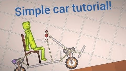 How to create a simple car in melon playground - Tutorial by Brian