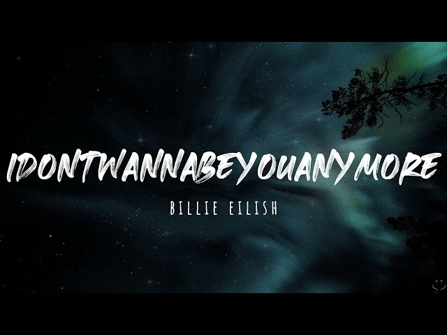 Billie Eilish - idontwannabeyouanymore (Lyrics) 1 Hour class=