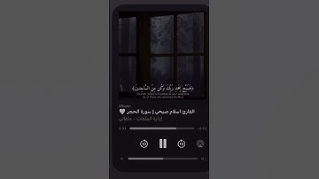 ولقد نعلم أنك يضيق صدرك بما يقولون( #سورة الحجر -الآية 97. #قرآن_كريم#القارئ#اسلام_صبحي