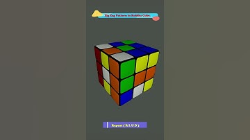 Zig Zag Pattern in Rubik