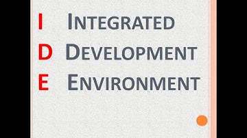 Integrated Development Environment-IDE Integrated Development Environment-IDE Integrated Development