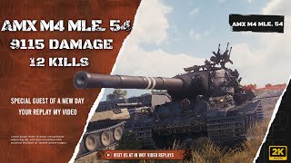 : AMX M4 mle. 54 | First Kolobanov | 9k | 7kills  | #Wot_Replays 207