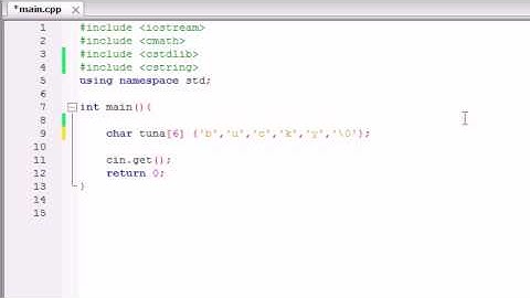C++ Programming Tutorial - 12 - char Array