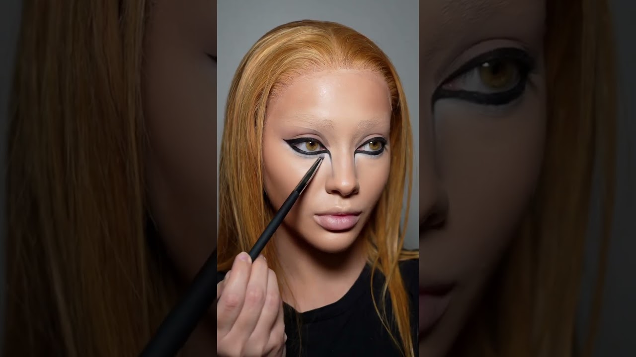 Cheetah makeup tutorial 🐆🖤 Credit: @isabellrrose 