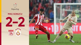 Sivasspor 2-2 Galatasaray / Cimbom iyi oynadı ama kazanamadı
