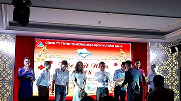 Mc Hoài Nam - Nghi Thức Khuy Champgne Khai Tiệc Tất Niên 2018 - Cty TNHH TÂM ANH