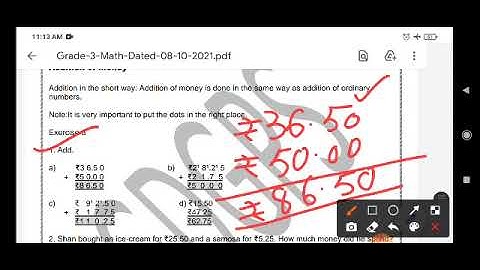 Grade 3 Maths Dated 08 10 2021