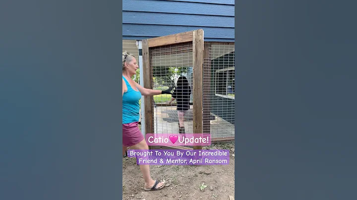 Watch the video about Catio update! Made Possible By Our Family Friend & Mentor, April Ransom🩷