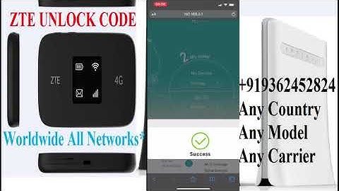 How to Unlock FNB ZTE MF920V WiFi Router - For 16 Digit Unlock Code Contact +919362452824