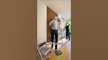 HE BUILT THE COOLEST TV WALL IN 8 HOURS 🔥 (@oktravaux.idf)