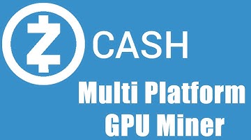 Zcash GPU Miner For Windows - Also Supports Linux AMD & Nvidia Devices
