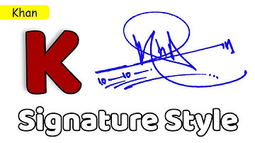 ✔️ Signature style of my name | A to Z Signature Style | Khan Name Signature Style