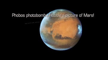 Phobos Photobombs Hubble