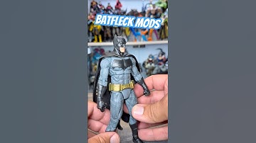 Batfleck Mods #batman #dcmultiverse #mcfarlanetoys #custom #mods #customactionfigure #toys #dccomics