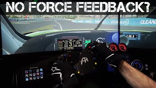 NO FORCE FEEDBACK  - How much slower is it?