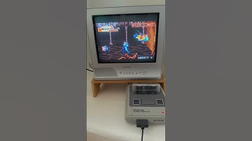 Captain Commando super famicom on CRT TV #retrogaming #videogames #capcom #nintendo #beatemup