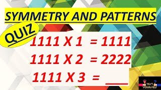 Famous Learn Symmetry and Patterns Mental Math Easy Quiz Self Study Test Yourself class 4 Profile