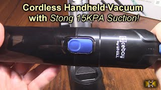 Nicebay Cordless Handheld Vacuum Strong 15KPA Suction Fast Charging Dock, Brushless Motor REVIEW