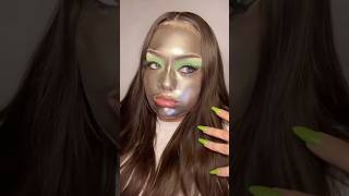 trying AI makeup for the first time #shorts