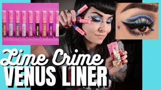 NEW!!! LIME CRIME VENUS LIQUID LINER review!! VS. NYX screenshot 5