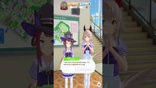 Umamusume Sweep Tosho ask by Curren Chan to lent her magician girl cloth#umamusume