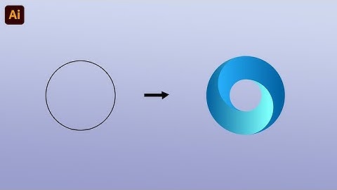 From Circle to Concentric shape. Adobe illustrator Tutorial.