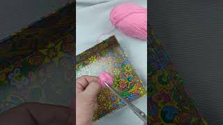 easy yarn crafts manualidades faciles con hilo craft idea pom pom yarn2