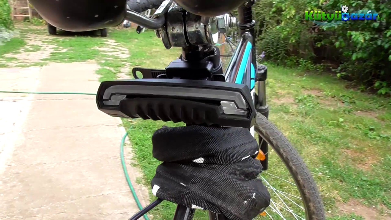 Lézeres kerékpár hátsó lámpa indexxel - YouTube