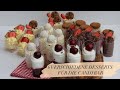 6 verschiedene mini desserts fr die candybar  raffaello lotus vanille schokolade schwarzwlder