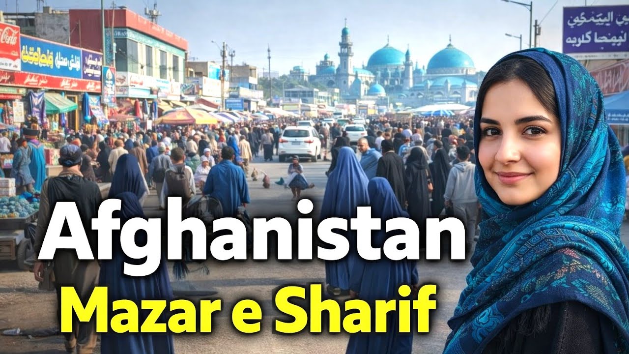 Walking in Mazar-e-Sharif Afghanistan 🇦🇫 | City Tour & Street Life 2026