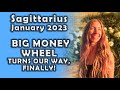 Sagittarius January 2023 BIG MONEY WHEEL TURNS OUR WAY, FINALLY! (Astrology Horoscope)