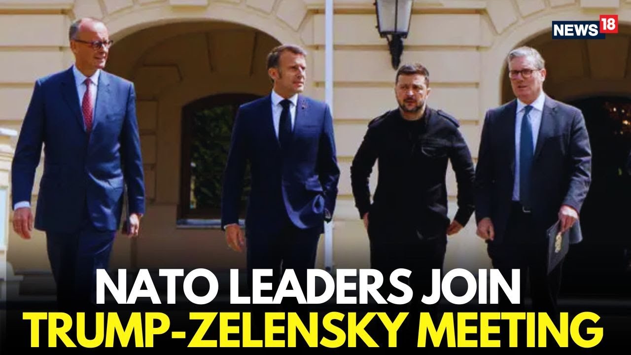 European Leaders Join Zelensky Trump Meeting Live | White House | Russia Ukraine War | Putin | N18L