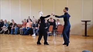 Donatas Vezelis & Lina Chatkeviciute : Waltz Tango SlowfoxShow : Kombilehrgang Standard des TNW am 26.05.2019 - Lina Chatkeviciute und Donatas Vezelis