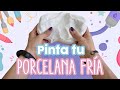 🖌 🎨  Cómo pintar porcelana fría con pintura (Diferentes técnicas)