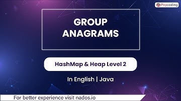 Group Anagrams | Module : HashMap & Heap | In English | Java | Video_23