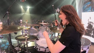 Shania Twain "I'm Outta Here" - Elia Wood Drum Cam - Las Vegas Let's Go!