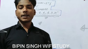 DIVISIBILITY RULE OF ANY NUMBERS BY 2,3,4,5,6,7,8,9 AND 10 ...FOR ANY #COMPETITIONEXAM2020