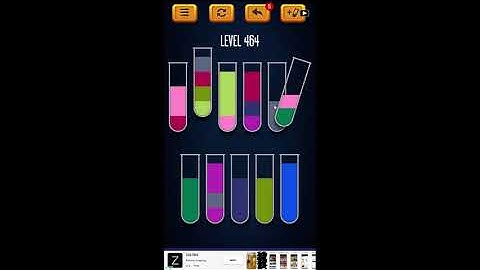 Water Sort Puzzle - Color Liquid Sorting Game Level 464 Solution