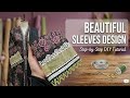 Organza और laces को laka banaya sleeves का bhout ही सुंदर sa design | beautiful sleeves design |