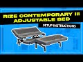 Rize Contemporary III Adjustable Bed Setup-Setup Correctly