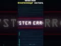 JS Errors fix in 35s🤯! Try catch finally #JavaScript #error #webdevelopment #ytshorts #viral #shorts