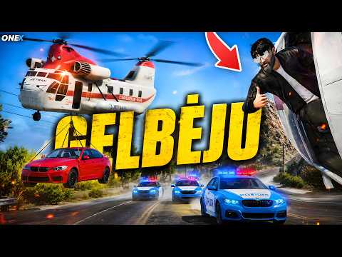 GELBĖJAU DRAUGĄ SU SRAIGTASPARNIU? GTA ROLEPLAY LIETUVIŠKAI (OneX.lt)